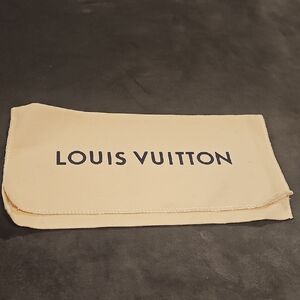 Louis Vuitton Beige Canvas Pouch